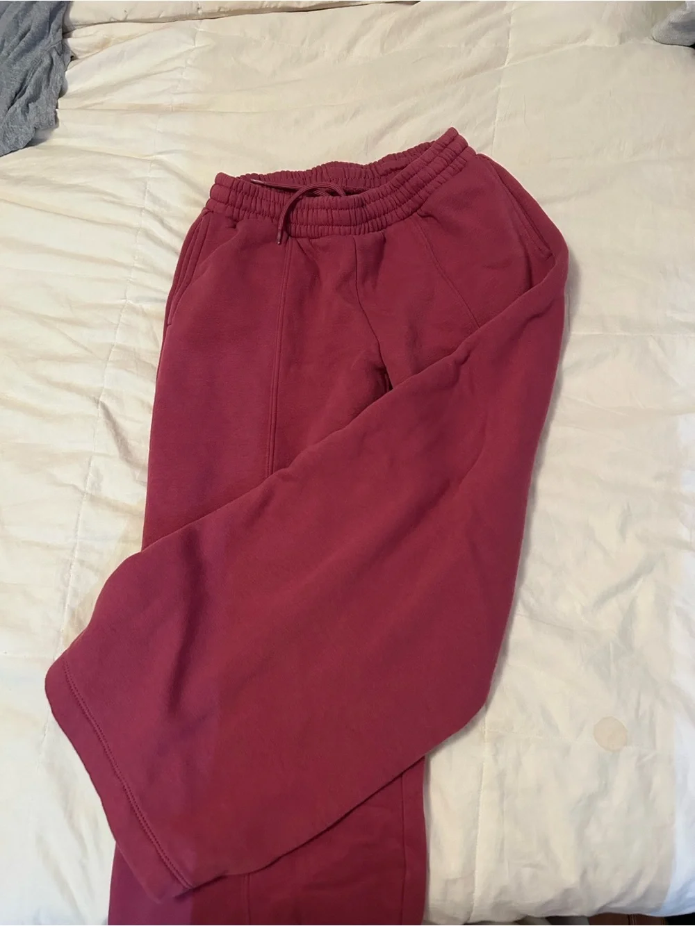 Cozy Burgundy Sweatpants